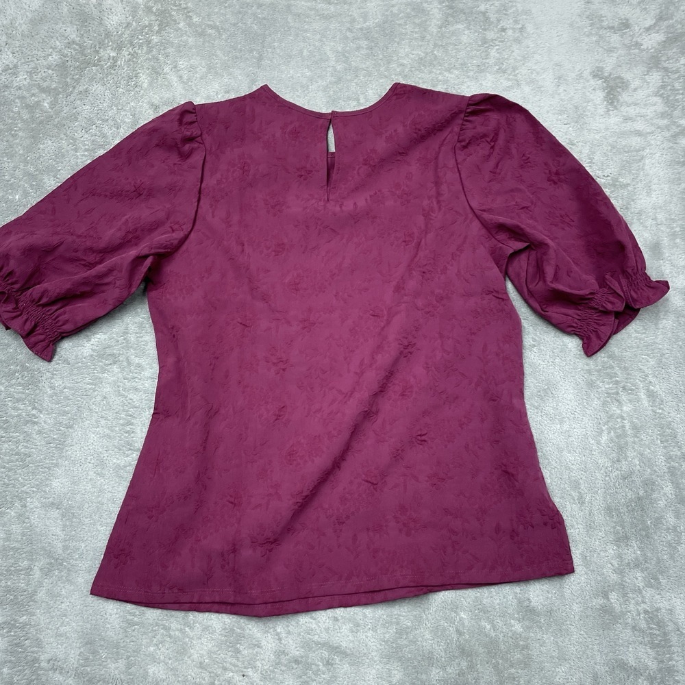 Ted Baker Women's XS Blouse Purple d1049 - Picture 7 of 8